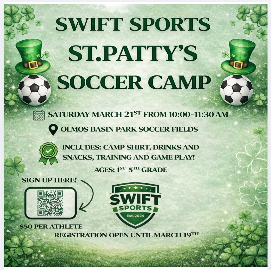 St. Patty's Soccer Camp